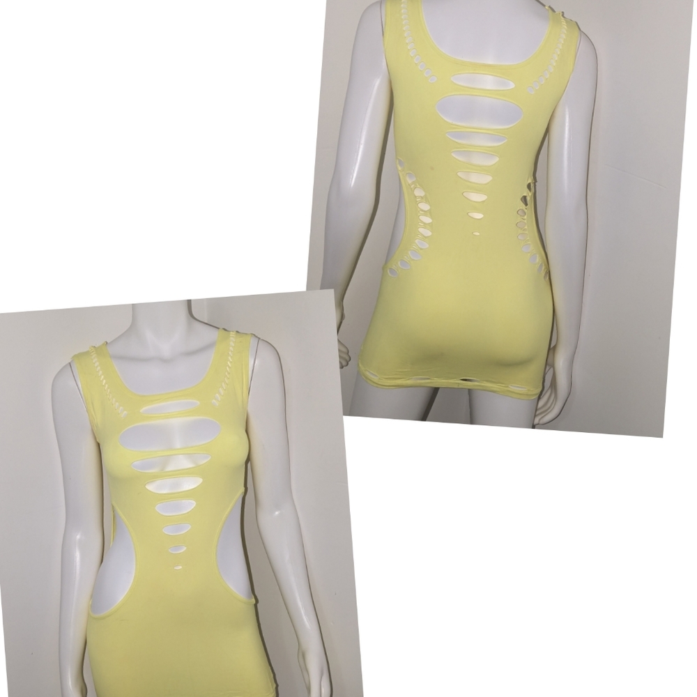 Yellow club dress